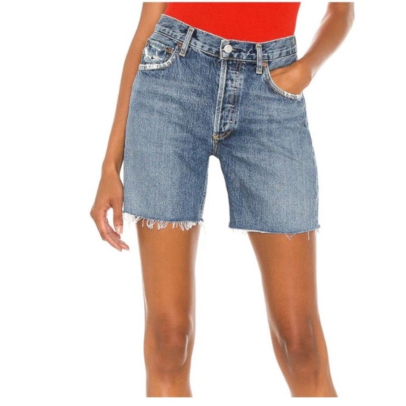 Agolde Pants - Agolde Midi Rumi Jean Shorts